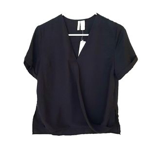 Black flowy shirt